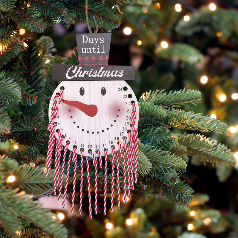 Wooden Christmas Countdown Home Decor