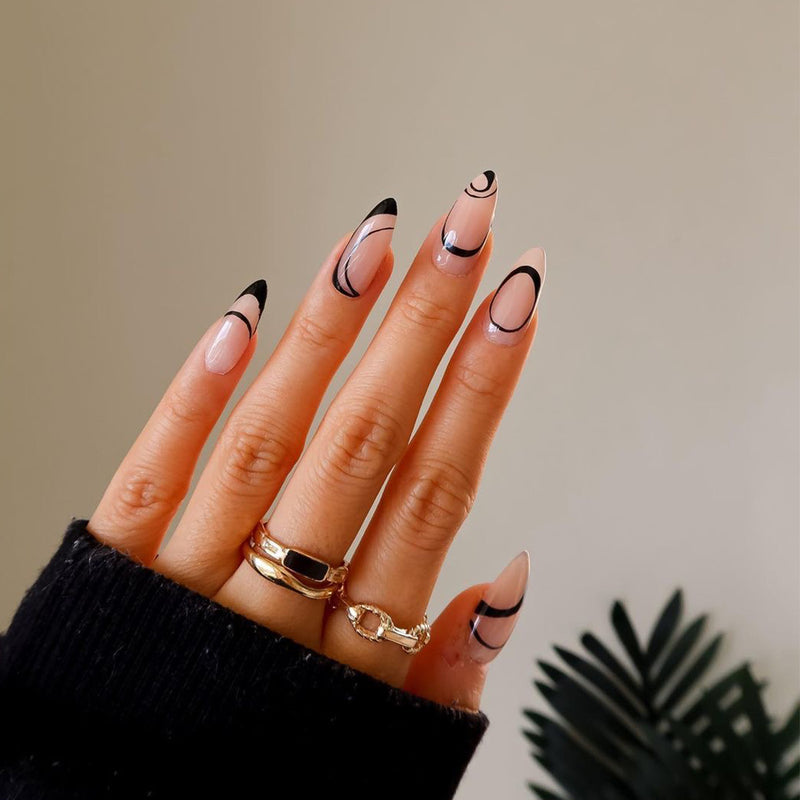 French Manicure Press-On Nails