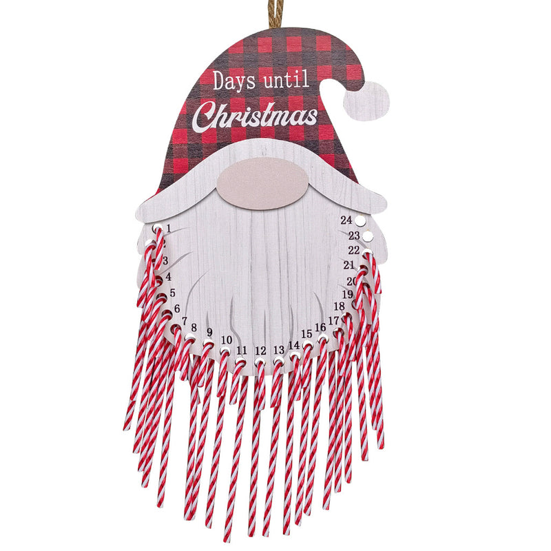 Wooden Christmas Countdown Home Decor