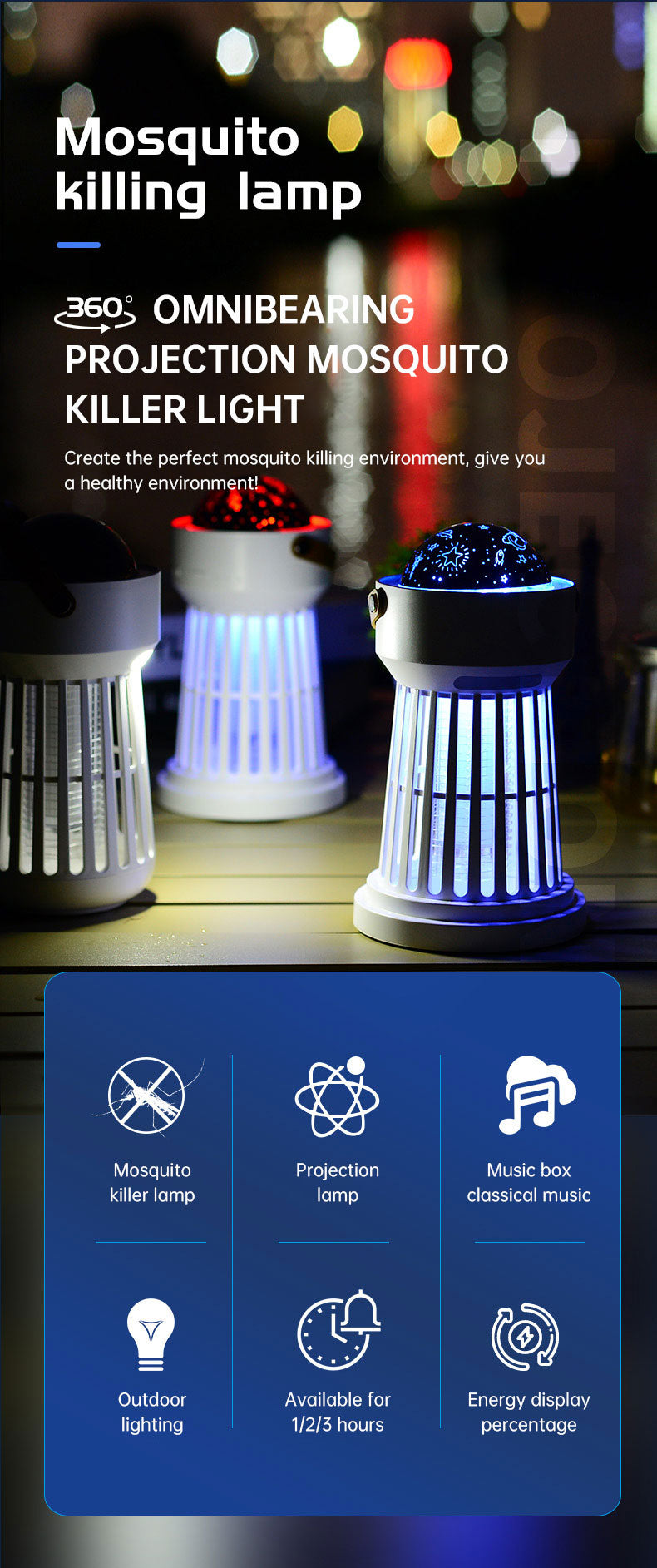 2 In 1 Electric Mosquito Killer Lamp r
