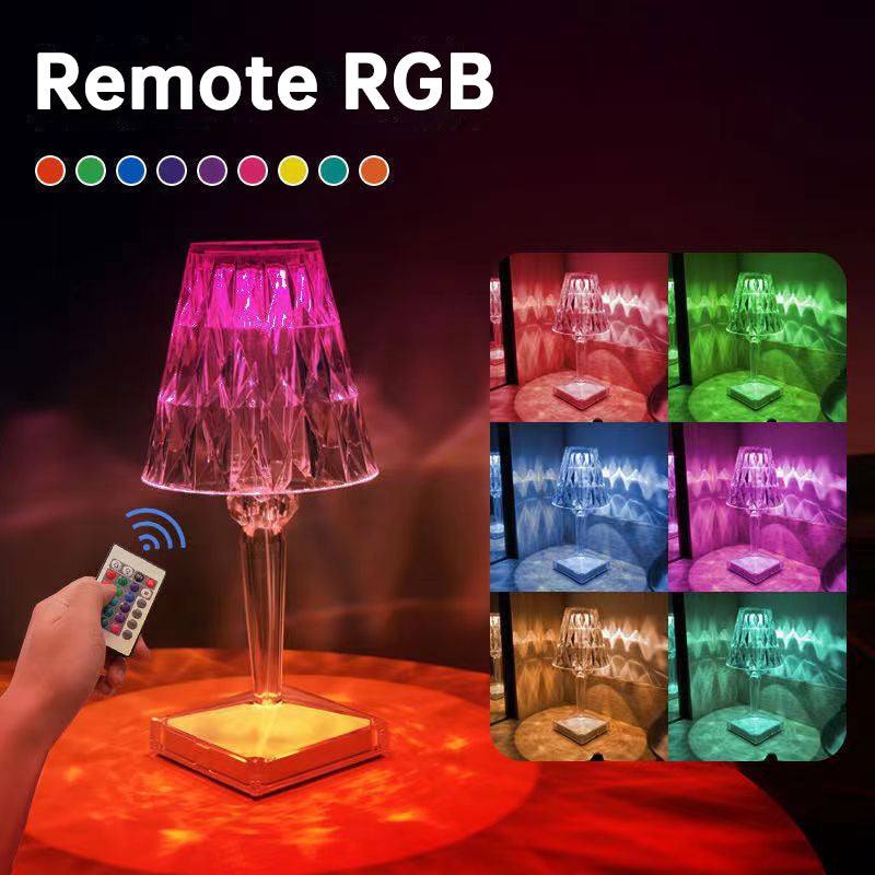 Goodies Mall CrystalGlow™ USB Diamond Desk Lamp