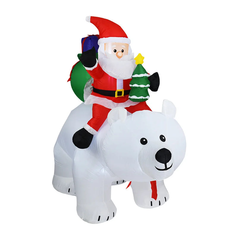 Christmas Inflatable Interactive Polar Bear 2.1x1.7M