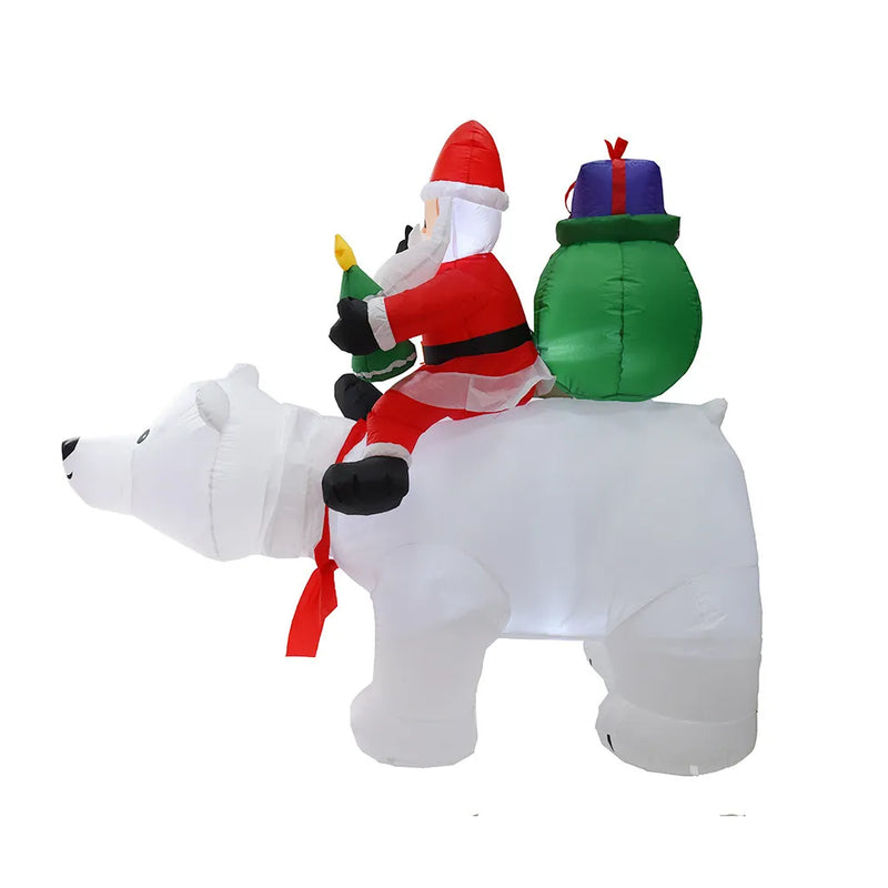 Christmas Inflatable Interactive Polar Bear 2.1x1.7M