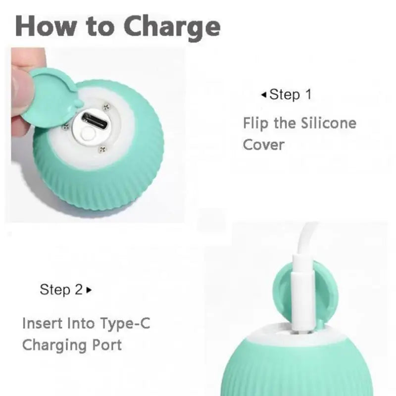 Smart Kitten Playing Ball USB Charging