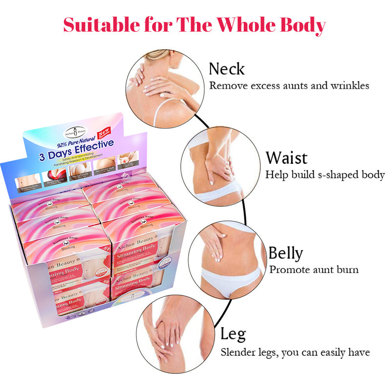 Goodies Mall Body Sculpting Two-Color Handmade Soap