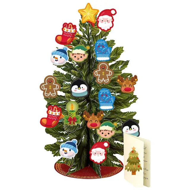3D Paper Pop Up Christmas Ornaments Christmas Decoration