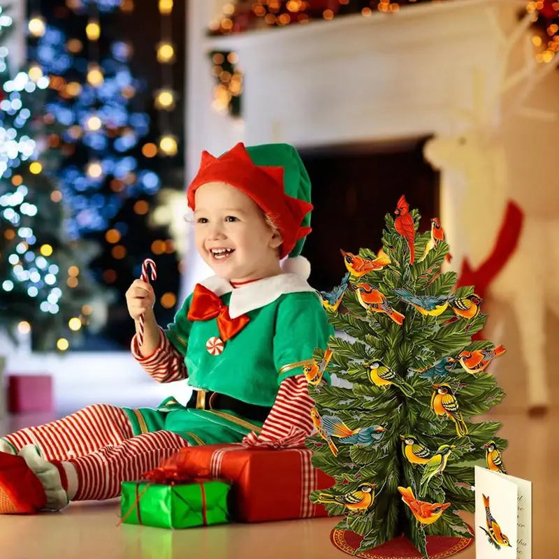 3D Paper Pop Up Christmas Ornaments Christmas Decoration