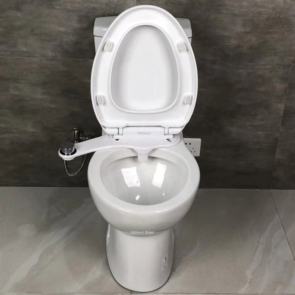 Self-Cleaning Non-Electric Bidet Seat with Fresh Water Spray & Muslim Shattaf Function