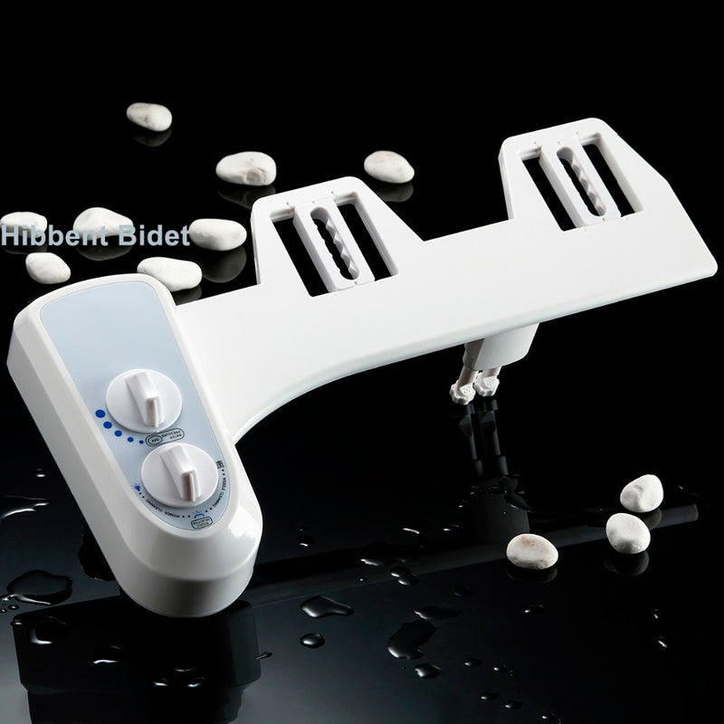 Self-Cleaning Non-Electric Bidet Seat with Fresh Water Spray & Muslim Shattaf Function
