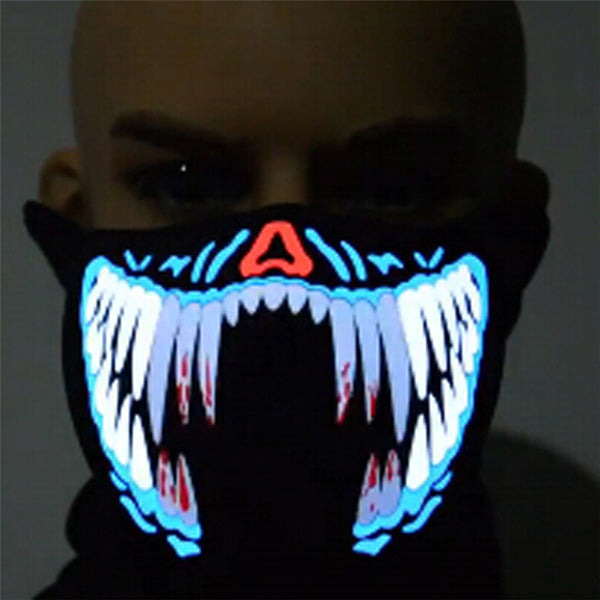 "Goodies Mall LED Sound-Controlled Halloween Mask