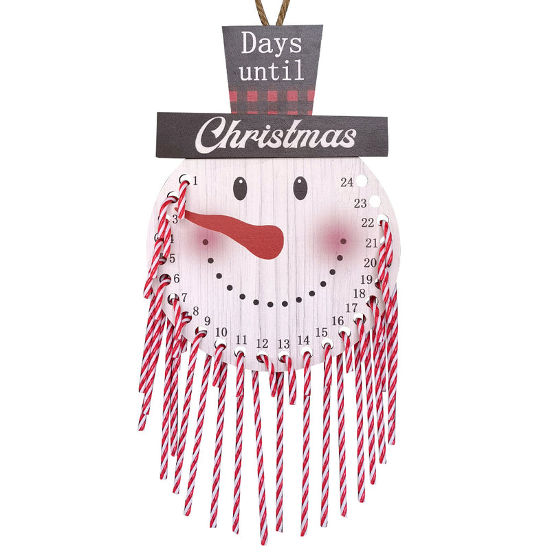 Wooden Christmas Countdown Home Decor