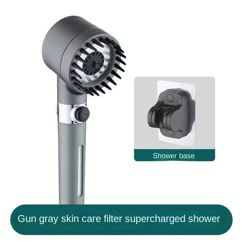 Supercharged Filter Spray Three-Speed Shower Nozzle - Handheld Faucet