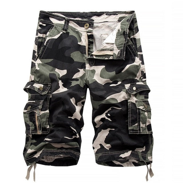 Camouflage Cargo Shorts