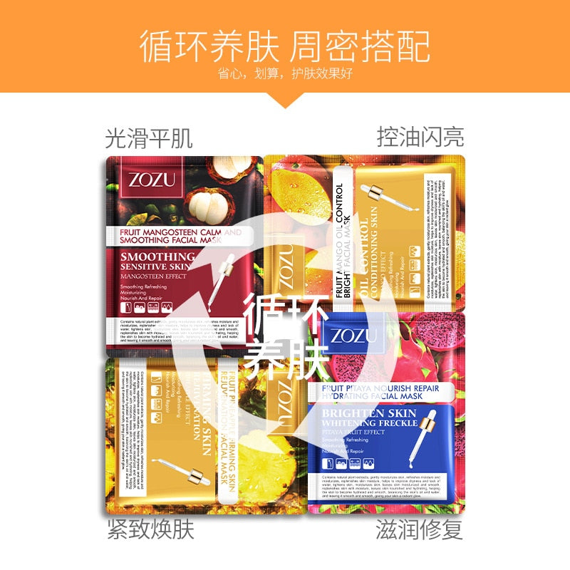 ZOZU Fruit Fusion Sheet Mask Set