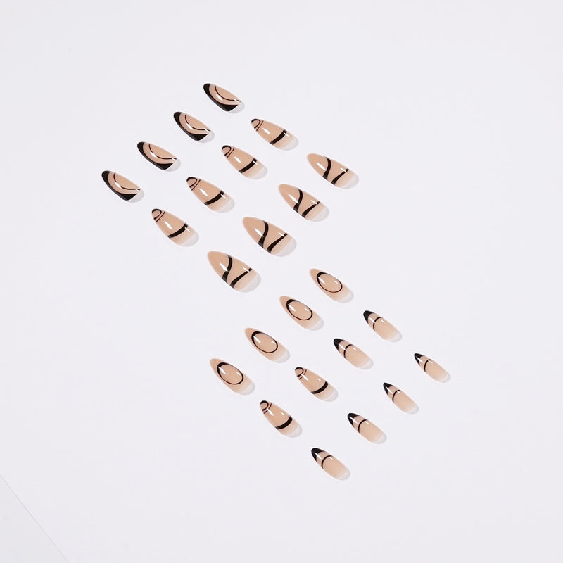 French Manicure Press-On Nails