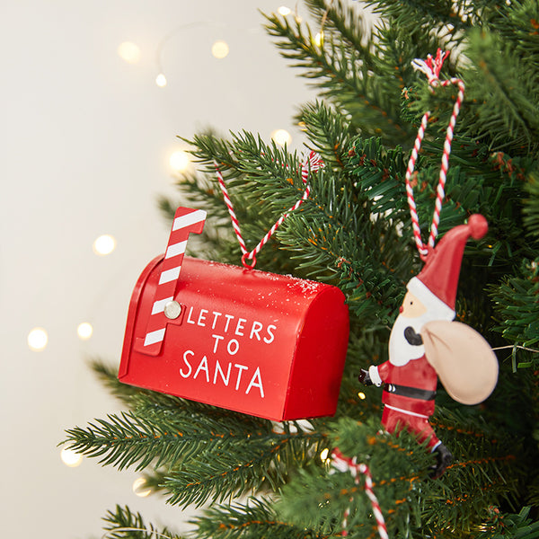 Christmas Tree Wrought Iron Painted Pendant Cute Cartoon Santa Claus Snowman Ornament Christmas Small Hanging Ornament
