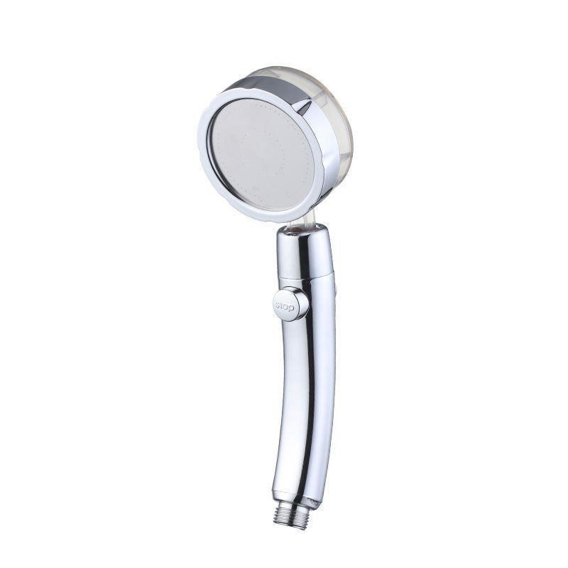 Dual Turbo Pressurized Propeller Fan Shower Head