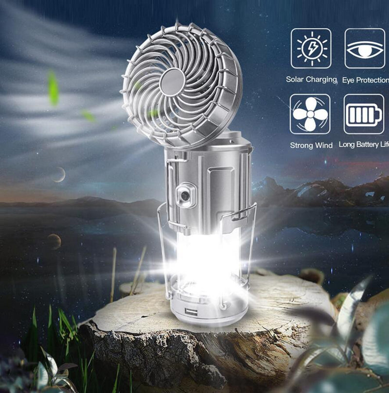 Rechargeable Light Hanging Tent Lamp Fish Flashlight