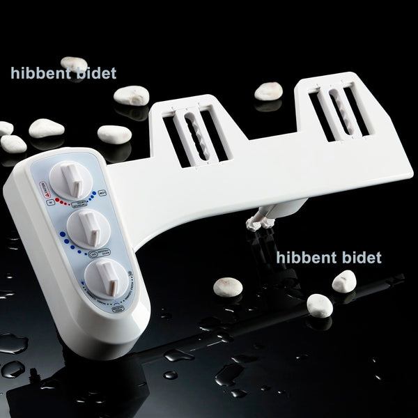 Self-Cleaning Non-Electric Bidet Seat with Fresh Water Spray & Muslim Shattaf Function