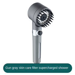 Supercharged Filter Spray Three-Speed Shower Nozzle - Handheld Faucet
