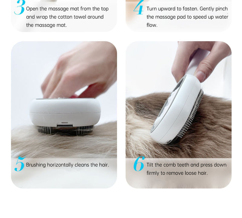 2 in 1 Hair Removal Cleaning Double Side Bath Rake Comb