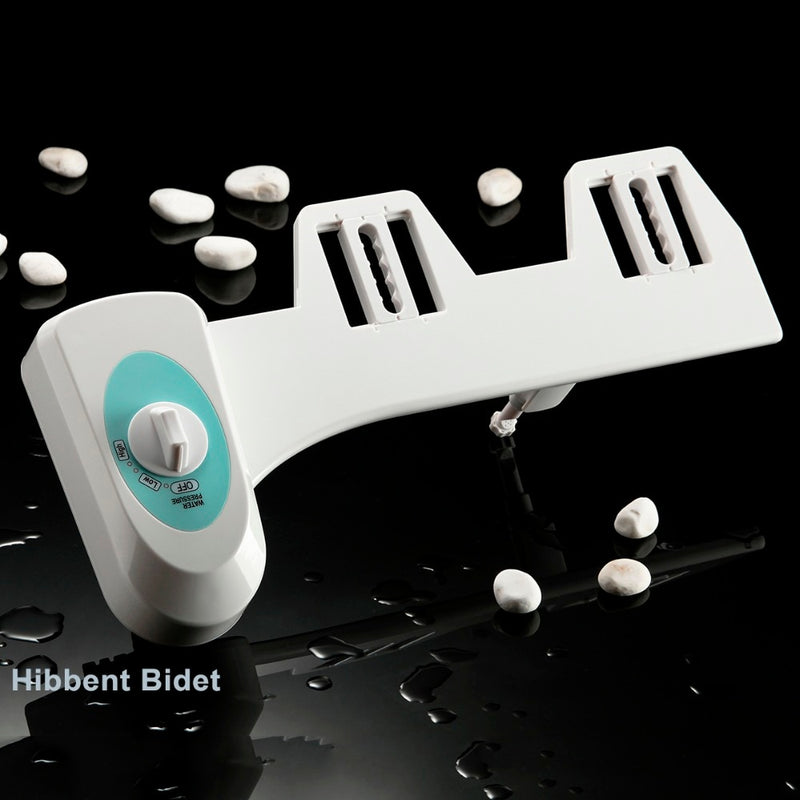 Self-Cleaning Non-Electric Bidet Seat with Fresh Water Spray & Muslim Shattaf Function