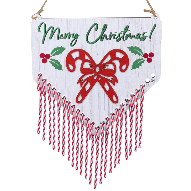 Wooden Christmas Countdown Home Decor