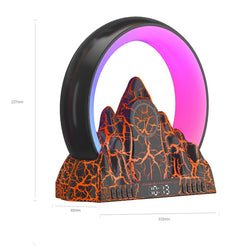 Smart Tuya APP Sunrise Flame Mountain Alarm Clock
