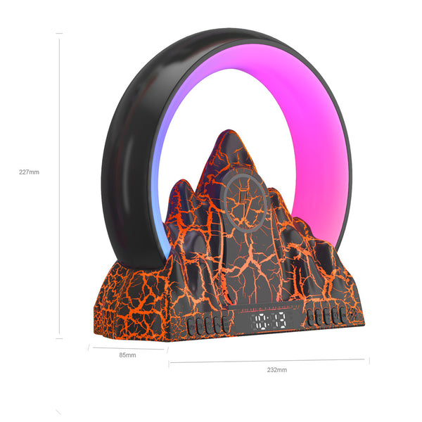 Smart Tuya APP Sunrise Flame Mountain Alarm Clock