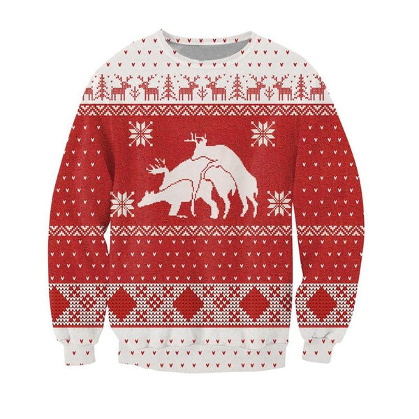 Men Women 3D Printed Christmas Sweatshirts pullovers