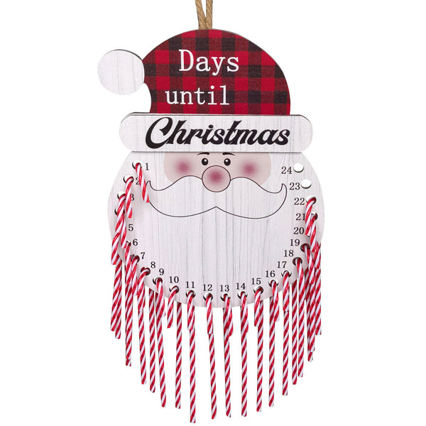 Wooden Christmas Countdown Home Decor