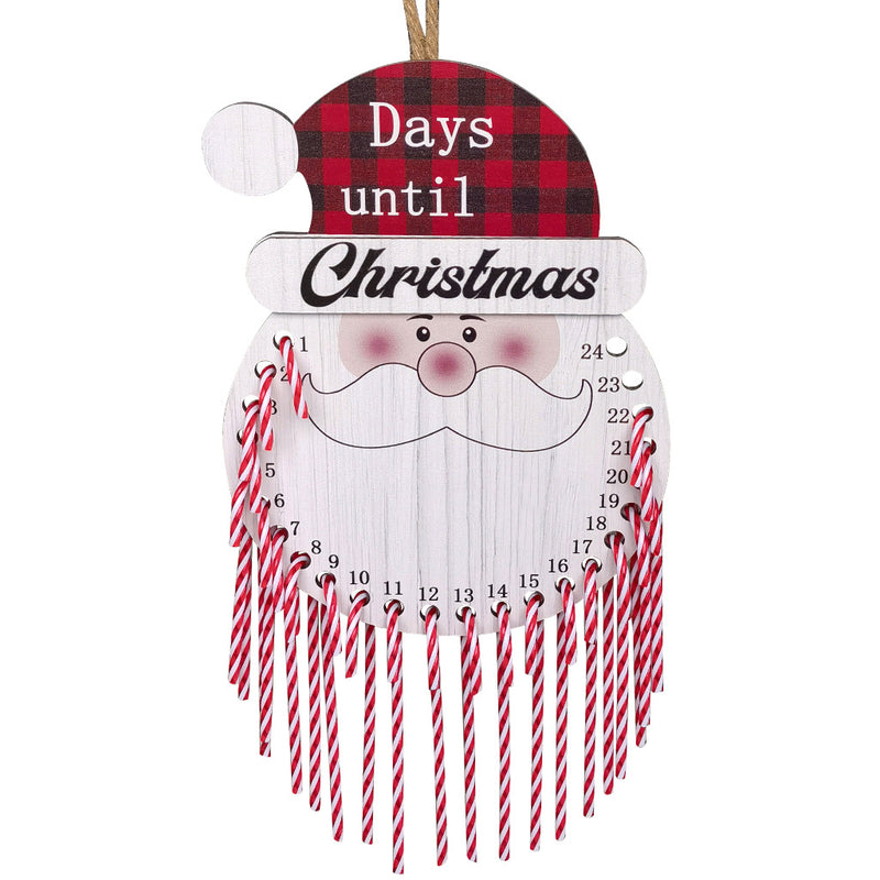 Wooden Christmas Countdown Home Decor