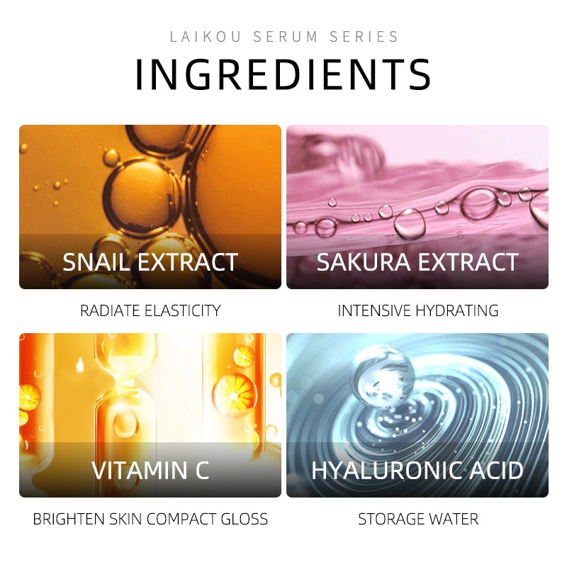 Goodies Mall LAIKOU Japan Sakura Essence Anti-Aging Serum