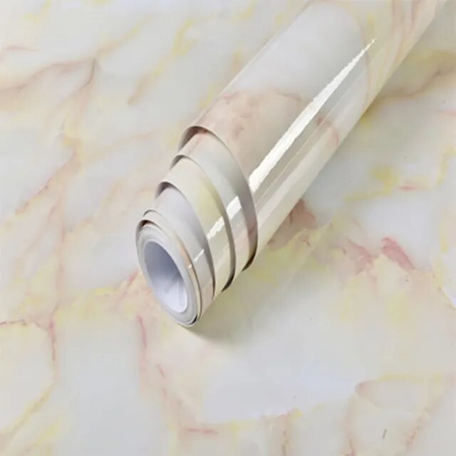Waterproof Marble Wallpaper Vinyl for Living Room Furniture