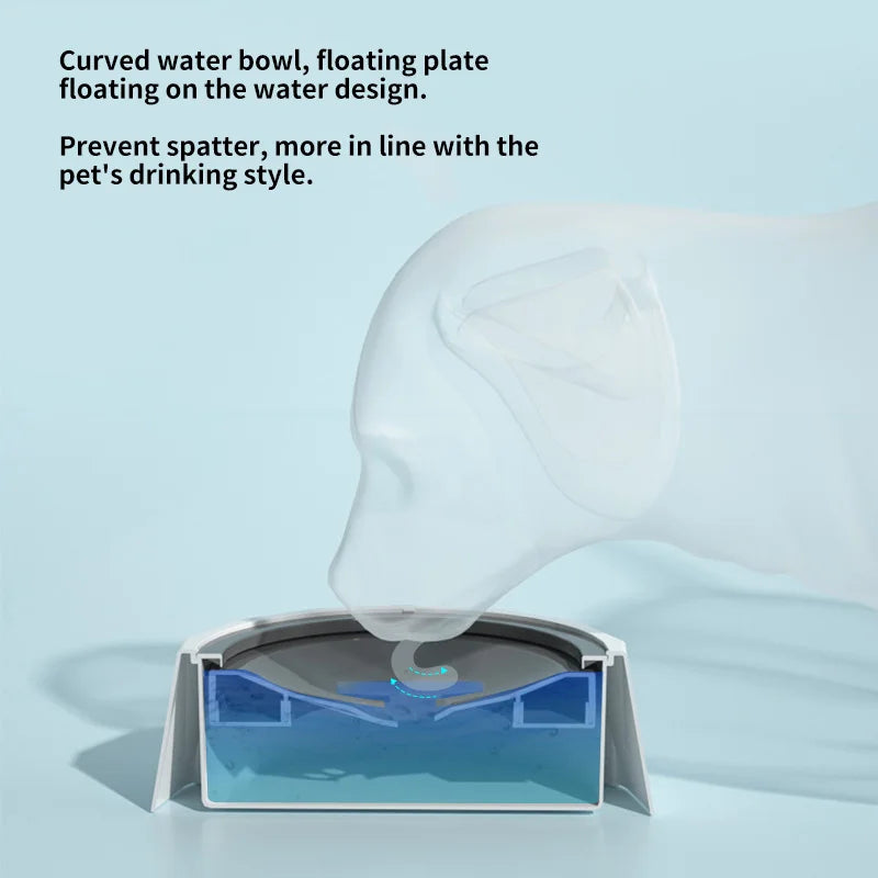 Pet Bowl Dog Cat Floating Bowl Water Drinker