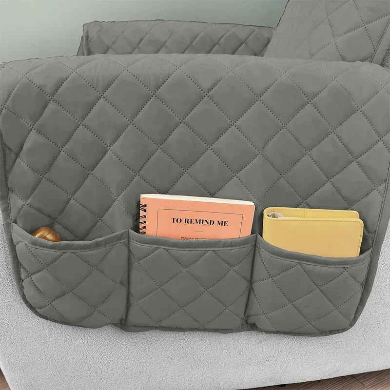Quilted Couch Sofa Cover Anti-wear Sofa Covers