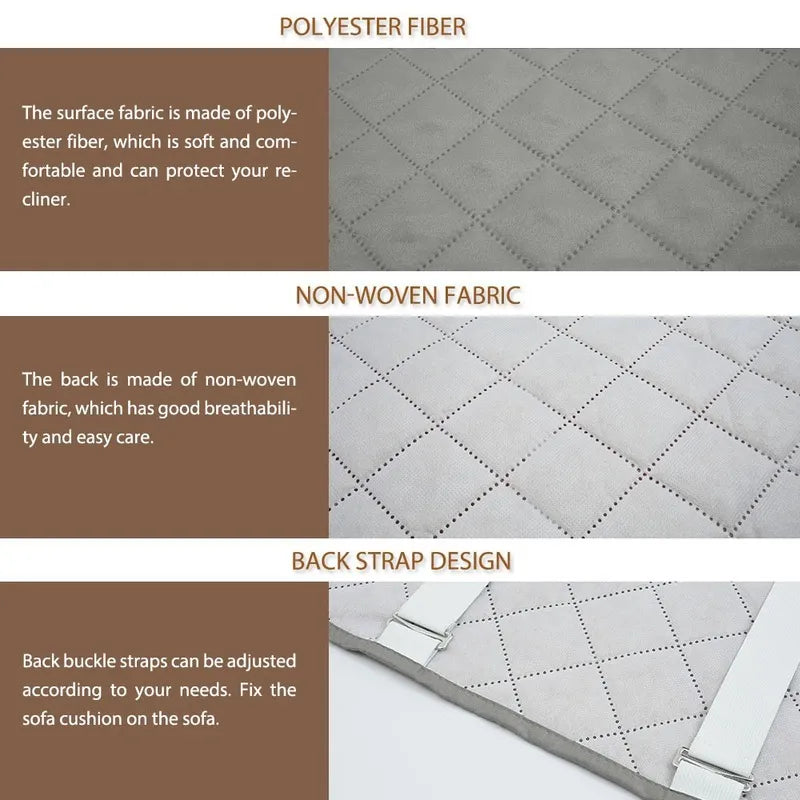 Quilted Couch Sofa Cover Anti-wear Sofa Covers